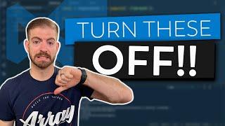 3 VS Code Settings I IMMEDIATELY Turn Off