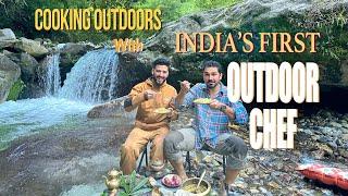 Outdoor cooking with India's first OUTDOOR CHEF| My Journey| #abhinavshukla #camping #jordanmanali