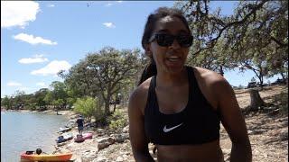 i can't swim...a day at the lake | san antonio vlogger