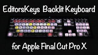 Editors Keys Backlit Keyboard for Apple Final Cut Pro X