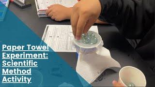 Scientific Method Activity Paper Towel Test: Prove the Commercial Claim