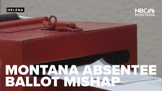 Montana secretary of state's office reacts to absentee ballot mishap