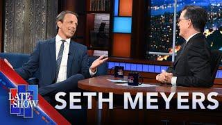 “I Hate How Everybody Can See My Legs” - Seth Meyers Makes His First Visit To The Late Show