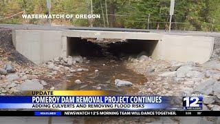 Flood risk reductions, irrigation work on Pomeroy Dam removal