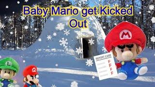 Baby Mario gets kicked out! | Super Dylan Plush Show