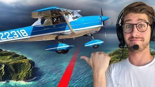 I did an international water crossing in my tiny plane!