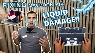 Expert MacBook Air Liquid Damage Repair: Professional Restoration Service A2941 M2 Model