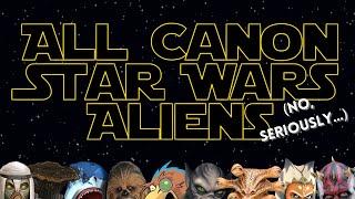 Every Single Canon Star Wars Alien Species | Redux