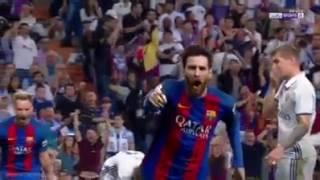 Madrid - Barcelona 2-3 Segundo gol de Leo Messi ESPAÑOL BEIN SPORT CLASICO