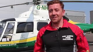 The Great North Air Ambulance Service celebrates milestone achievement - new base and new helicopter