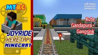 Joyride Kereta Api Minecart EPS 26 | Rute Cabang Gandapura - Ganksink