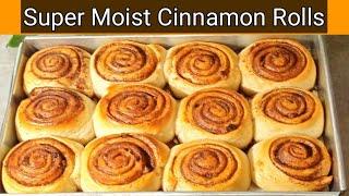 Super Moist Cinnamon Rolls | Quick & Easy Homemade Cinnamon Rolls Recipe | Delicious Cinnamon Rolls