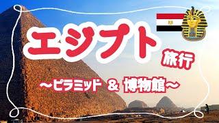 【冬のエジプト旅行①】念願のピラミッド・スフィンクス/大エジプト博物館/エジプト考古学博物館