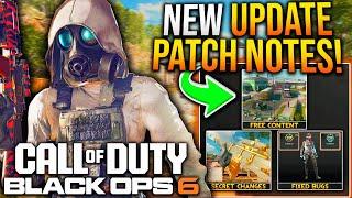 Black Ops 6: All New UPDATE PATCH NOTES! SECRET CHANGES, Nuketown Update, TRIPLE XP Event, & More!