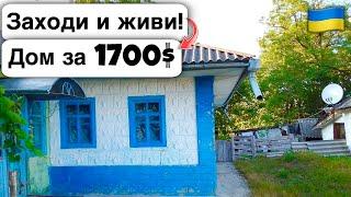  Заходи и живи! Дом в селе за 1700$ Продажа недвижимости за копейки! Всё есть Уютное тихое село!