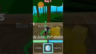 Day 1 of rolling fruits #aditya #like #subscribe #shortvideo #bloxfruits #journey