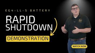 EG4-LL-S Battery Rapid Shutdown Feature Demonstration