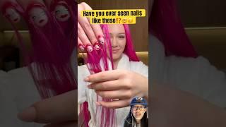 The most unique nails ever  #shorts #nails #unique #beauty