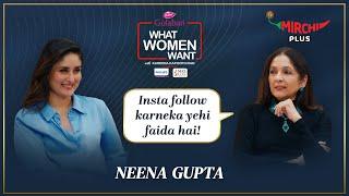 Neena Gupta plays fun game segment on What Women Want | Kareena Kapoor Khan | Mirchi Plus