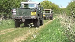 Greenlaning in Land Rover Series IIIs in north Norfolk for Drive-It Day 2022