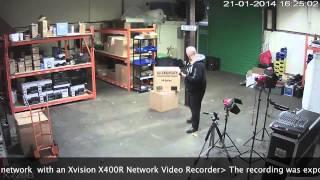 IP CCTV Camera Day and Night Demo-Xvision X720B from HDCCTV.CO.UK