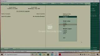 How to create input gst ledger in tally erp 9