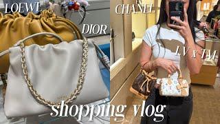 SHOPPING VLOG | *new* Dior Nano bag, Loewe Flamenco Purse & Cute Customizable Phone Cases