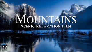 4K Mountain Vistas | Panoramic Scenic Mountains Drone Footage with Ambient Music | Aerial Vistas