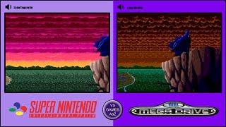 Arcus Spirits vs Arcus Odyssey(Super Nintendo VS Sega Genesis)side by side comparison Graphics