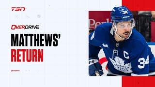 An update on Auston Matthews' return | OverDrive Hour 2 | 11/25/24