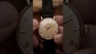 50s Omega Tear Drop in 35mm 18k Rose Gold. #omega #watches #holidayswithyoutube