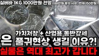 은시세 대폭등 이제 시작점 하나 찍은 이유!? 가치저장 외에도 봐야 될 뜻밖의 대형호재