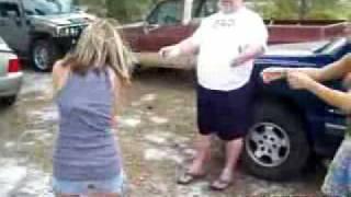 Poor Girl Gets Owned by a Shotgun and Cries