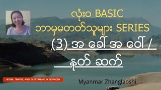 Basic series (3) အခေါ်အဝေါ်/ နှုတ်ဆက်