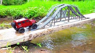 RC TOPiA - MiNi Truck Course - Backyard Park - Panda & RARE AXiAL #ProudParenting  | RC ADVENTURES