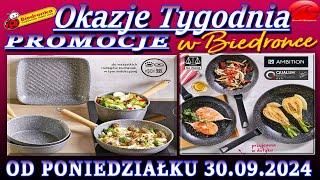 𝐁𝐈𝐄𝐃𝐑𝐎𝐍𝐊𝐀 Nowa Gazetka Promocyjna od 30.09.2024 Okazje i promocje tygodnia – Katalog Biedronki