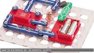 Electronic Project Snap-on Kit with 80 Experiments - KJ-8970 by Jaycar Electronics