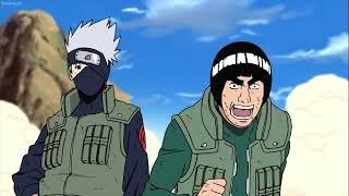 Kakashi and Guy Have an Epic Race Battle [English Dub]