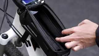 ROCKBROS Bike Phone Front Frame Bag Waterproof Bicycle Phone Mount Bag