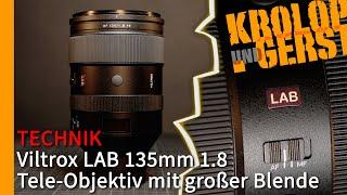 Viltrox LAB 135mm F1.8 – telephoto lens with large aperture  Krolop&Gerst