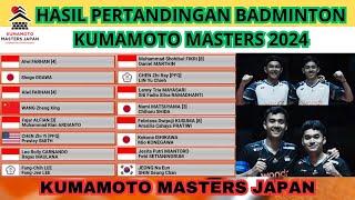 Hasil Badminton Indonesia 2024 - BADMINTON KUMAMOTO MASTER 2024 - BADMINTON KUMAMOTO JAPAN 2024