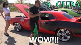 Guys You WANT To SEE This 1971 Dodge Hemi Cuda Restro MOD - 2 Transmissions - Engine Sound