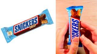 Snickers Crisp Unwrapping and Unpacking