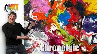 Up close with 'Chronologie' painting ** Art Shorts from Swarez**