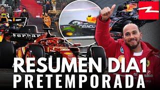 UN DIA TRANQUILO Y A LA VEZ CAOTICO... | RESUMEN DIA 1 PRETEMPORADA F1 2025