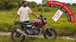 Triumph Speed 400 Detailed Ride Review - Better than Harley Davidson X440 and Hunter 350?