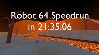 Robot 64 any% speedrun in 21:35.06