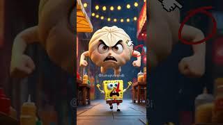 Funny Food Revenge! Spongebob vs Dim Sum #PixarStyle #Shorts #FunnyAnimation