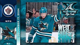 San Jose Sharks vs Winnipeg Jets - 12/17/2024 - Teal Town USA After Dark (Postgame)