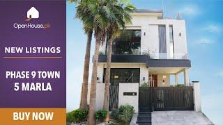 5 Marla Branded Home Tour | DHA 9 Town Lahore - Sleek Straight-Line Design